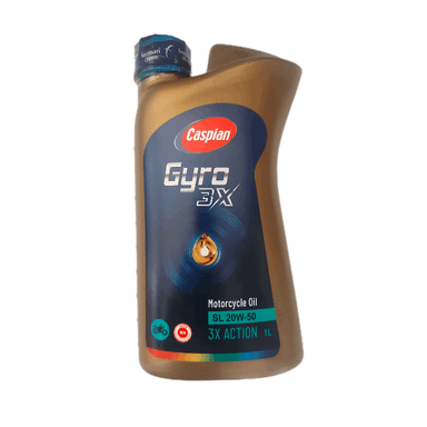 روغن موتور سیکلت کاسپین مدل جیرو SL20-50 حجم 1 لیتر