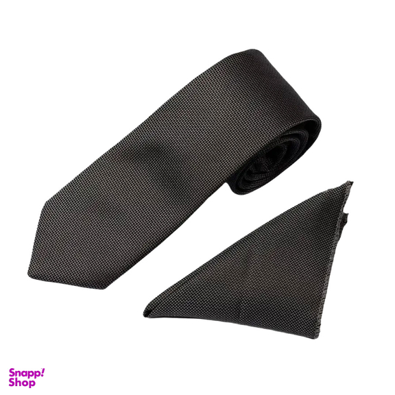 ست کراوات و دستمال جیب مردانه طرح آکسفورد مدل S6