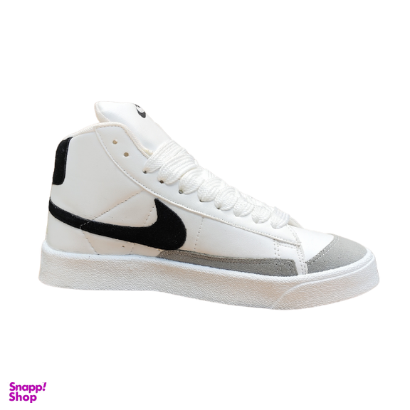 کتانی ساقدار مدل نایک بلیزر کد B2239 رنگ سفید آبی