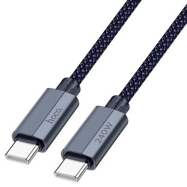 کابل شارژ USB Type-C سوپر فست 240 وات هوکو مدل UA134 طول 1.2 متر
