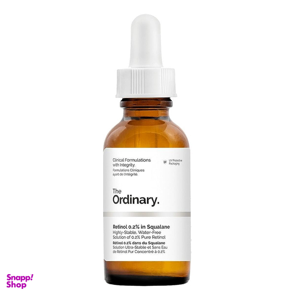 سرم ضدچروک اوردینری مدل Retinol 0.2% In Squalane حجم 30 میلی لیتر