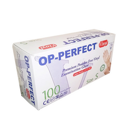دستکش وینیل اپی پرفکت سایـز کوچک بسته 100 عددی