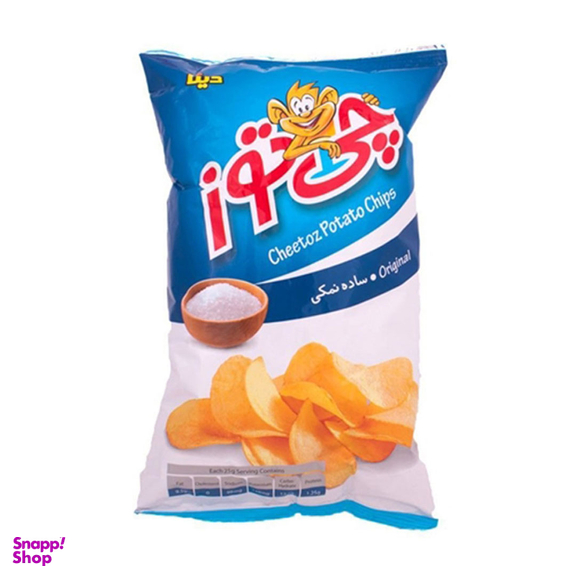 چیپس نمکی چی توز وزن 60 گرم