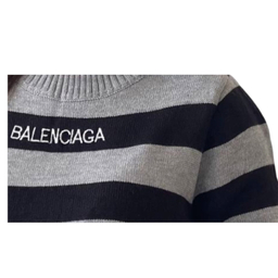 ژاکت زنانه طرح بالنسیاگا کد 05 balenciaga رنگ طوسی مشکی