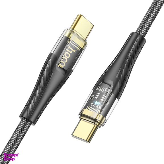 کابل شارژ 60 وات Type-C هوکو مدل U121 طول 1.2 متر