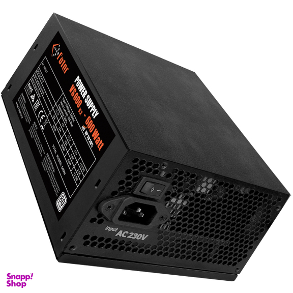 پاور کامپیوتر 600 وات فاطر مدل Fater VS600 V2 80Plus