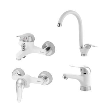 ست شیرآلات حکمت نشان مدل لیندا پلاس SK مجموعه 4 عددی