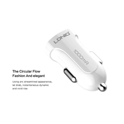 شارژر فندکی الدینیو مدل L-C17 به همراه کابل تبدیل microUSB