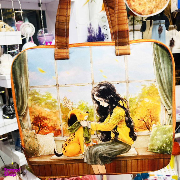 کیف دستی مدل دختر جنگل کد 035