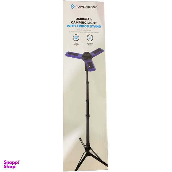چراغ پایه دار کمپینگ پاورولوژی مدل 2600mAh Camping Light