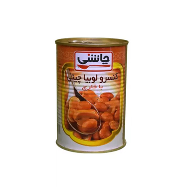 کنسرو لوبیا با قارچ چاشنی وزن 420 گرم