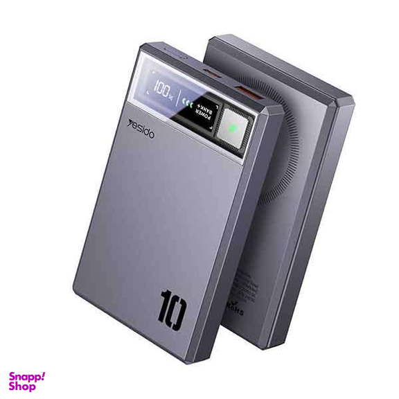 پاوربانک فست شارژ مگ سیف یسیدو مدل YESIDO YP61 15W ظرفیت 10000 میلی آمپر ساعت