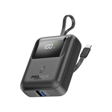 پاوربانک پرومیت مدل POWERPOD-10 ظرفیت 10000 میلی‌ آمپر ساعت