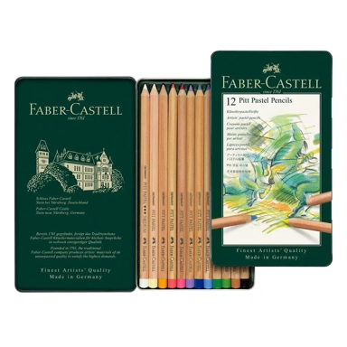 پاستل مدادی 12 رنگ فابر کستل کد 112112