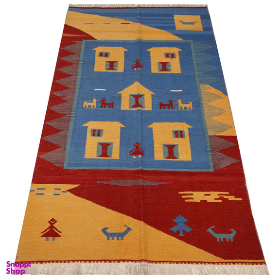 گلیم دستباف سی پرشیا کد 171523 سایز 223x122 سانتی‌ متر