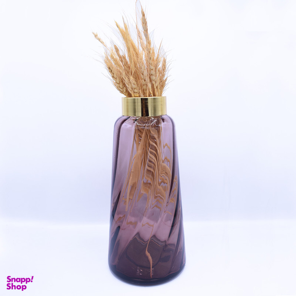گلدان شیشه ای  مدل دست ساز