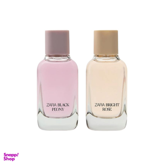 ادوپرفیوم زنانه زارا مدل Bright Rose & Black Peony مجموعه 2 عددی