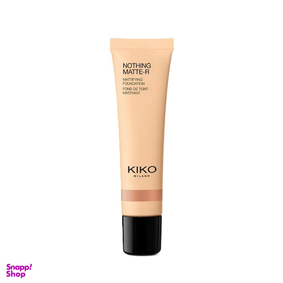 کرم پودر کیکو میلانو مدل Nothing Matte-R مدل 1.5G رنگ بژ روشن حجم 30 میلی لیتر