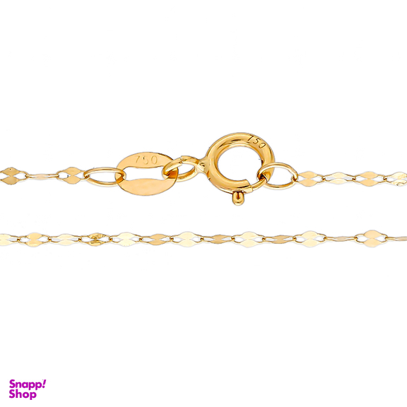 زنجیر طلا 18 عیار زنانه میلی گالری مدل پفکی کد MT931