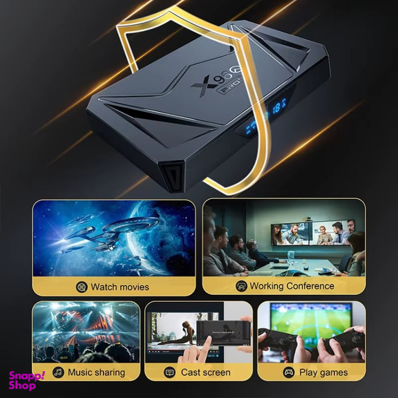 آندروید باکس X96Q Pro Plus مدل H728 حافظه 64 گیگا بایت
