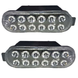 چراغ داخل سپر خودرو چیکال مدل P-2018-SMD مناسب برای پراید بسته 2 عددی