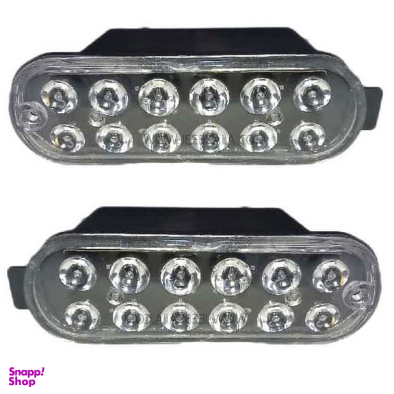 چراغ داخل سپر خودرو چیکال مدل P-2018-SMD مناسب برای پراید بسته 2 عددی