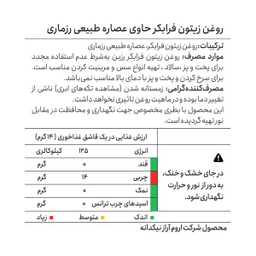 روغن زیتون فرابکر رزبن با طعم رزماری حجم 20 میلی لیتر