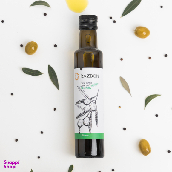 روغن زیتون فرابکر حاوی عصاره طبیعی رزماری رزبن حجم 250 میلی لیتر