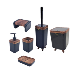 ست سرویس بهداشتی اطلس مدل ژیوار مجموعه ۶ عددی