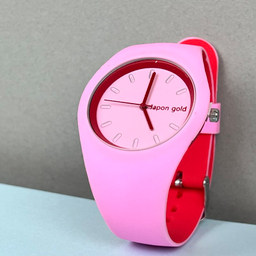 ساعت عقربه ای زنانه طرح آیس مدل Japon Gold رنگ صورتی