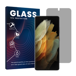 محافظ صفحه نمایش حریم شخصی گلس مدل Resistant مناسب گوشی موبایل سامسونگ Galaxy S21 Ultra 5G