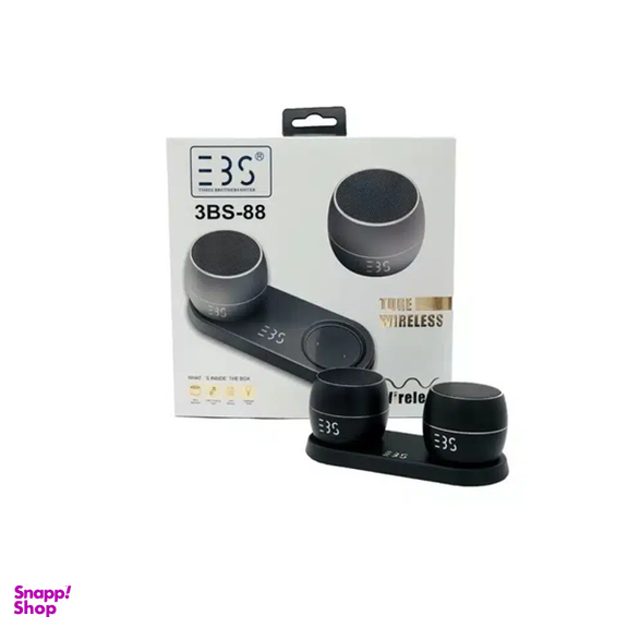 اسپیکر بلوتوثی 2 قلو مدل EBS-3BS-88