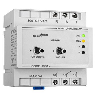 رله کنترل فاز شیوا امواج مدل MRB-2P کد 13B1 بسته 4 عددی
