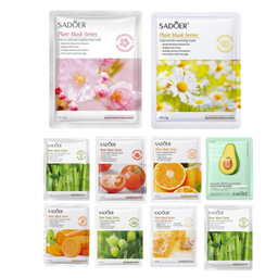 ماسک صورت سادور مدل آبرسان وزن 25 گرم بسته 10 عددی