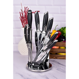 سرویس چاقو آشپزخانه 8 پارچه یونیک طرح 4 کد 5500