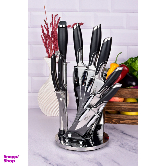 سرویس چاقو آشپزخانه 8 پارچه یونیک طرح 4 کد 5500