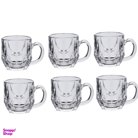 فنجان نوری تازه مدل استاتیک کد NT17600400W بسته 6 عددی