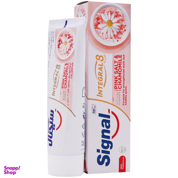خمیر دندان کامل سیگنال Signal مدل Pink Salt & Chamomile حجم 75 میلی لیتر