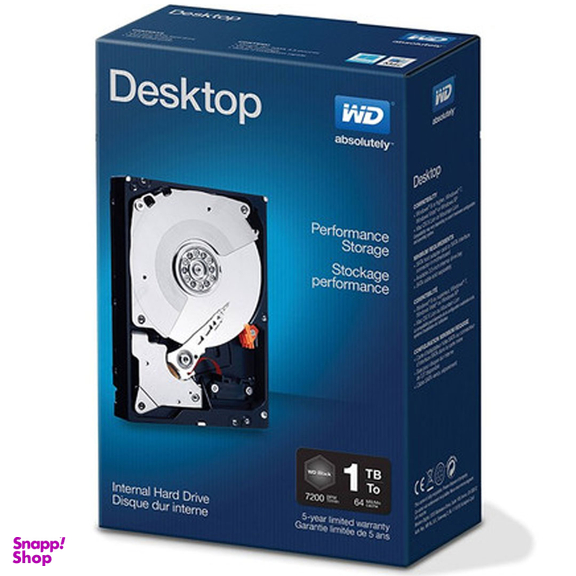 هارددیسک اینترنال وسترن دیجیتال مدل Black WD1003FZEX ظرفیت 1 ترابایت