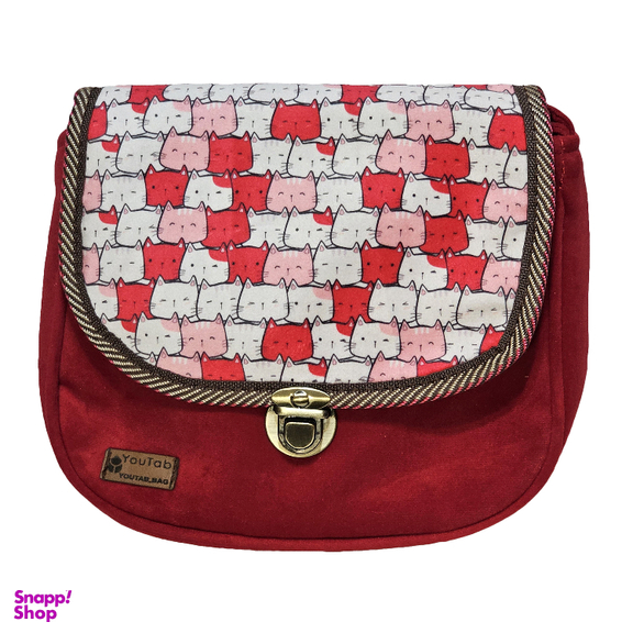 کیف رودوشی زنانه یوتاب مدل مخمل فانتزی کد N-01