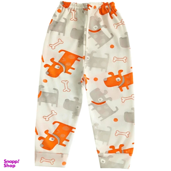 ست تیشرت آستین بلند و شلوار نوزادی کد 4121 رنگ سفید