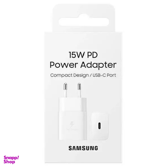 شارژر دیواری گوشی موبایل سامسونگ مدل 15W PD Compact Design USB-C