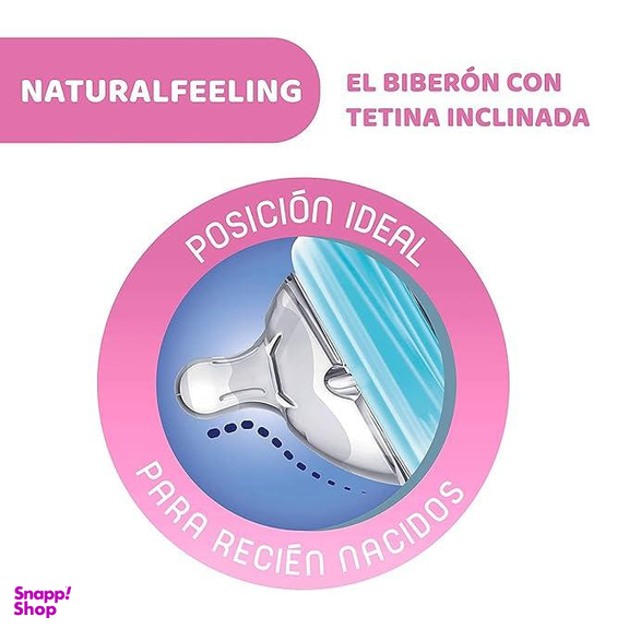 شیشه شیر چیکو مدل نچرال فیلینگ گنجایش 150 میلی لیتر