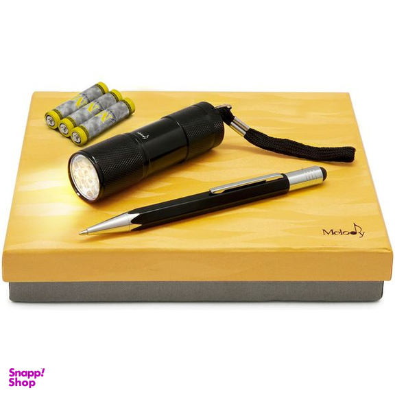 ست خودکار استایلوس و چراغ قوه ملودی کد 16