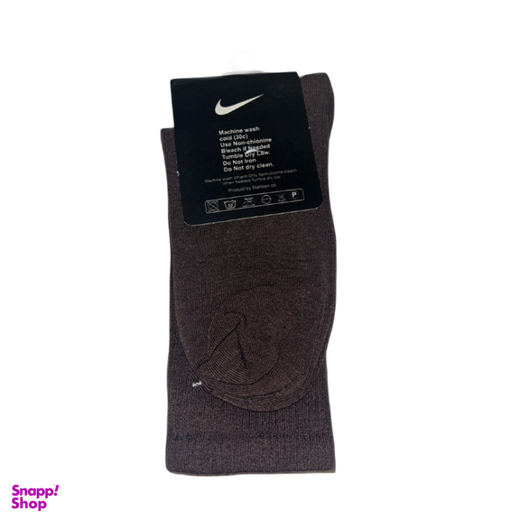 جوراب ورزشی زنانه طرح نایک کد M12 رنگ قهوه ای تیره