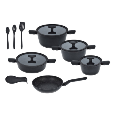 سرویس قابلمه و تابه گرانیتی 12 پارچه لیدوما مدل لئو