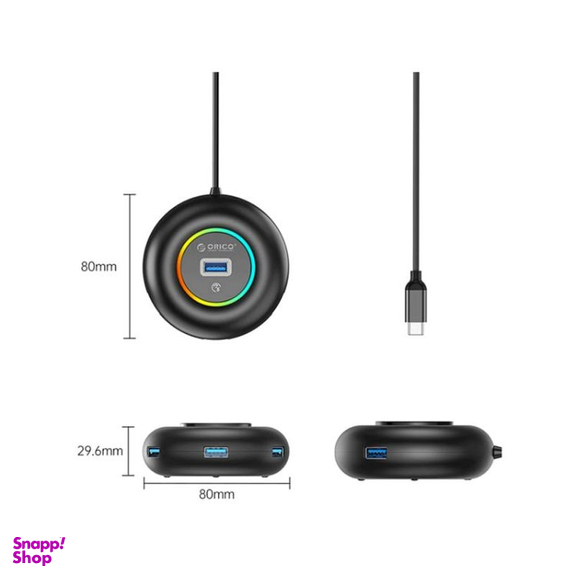 USB هاب 4 پورت اوریکو مدل YXR2-C3-10