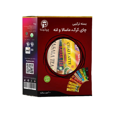 بسته ترکیبی چای کرک، ماسالا و لته پپتینا بسته 10 عددی