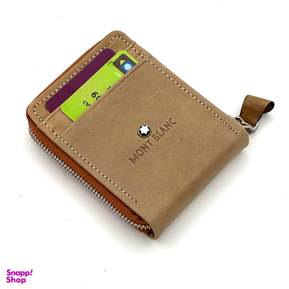 کیف پول دوزیپ طرح مون بلان کد 23