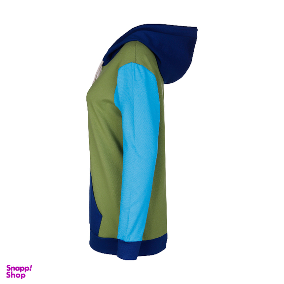 هودی اسپرت لوینت مدل کالرفول کد 6242 رنگ زمینه سبز